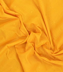 Yellow Handloom Gadwal SICO Saree With Cotton Body & Silk Border-GA0294