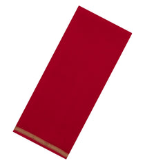 Red Woven Mysore Silk Saree With Pure Zari Border -MS3274