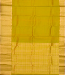 Olive Green Handloom Soft Silk Saree With Zari Border-SO4019