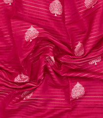 Pink Printed Synthetic Dola Silk Saree With Zari Stripes & Border-SY0310