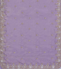 Lavender Woven Synthetic Blended Tissue Saree With Embroidered Motifs-EN2023