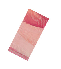 Dusty Peach Printed Tussar Silk Saree With Abstract Motifs-TU3642