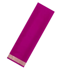 Magenta Woven Mysore Silk Saree With Zari Border-MS3633