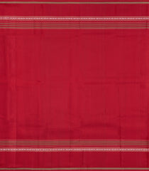 Lime Green Handloom Kanchipuram Silk Saree With Contrast Temple Border-KA15157