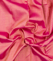 Pink Handloom Kanchipuram Silk Saree With Rudraksham Motifs & Zari Border-KA16751
