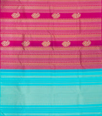 Pink Handloom Kanchipuram Silk Saree With Contrast Pallu-KA14758