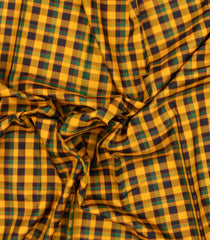 Multi Colour Handloom Korvai Kanchipuram Silk Saree With Silk Checks-KA13617