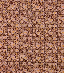 Mustard Woven Chirala Cotton Saree With Printed Border and Pallu-CR1394