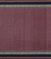 Maroon Handloom Kanchi Cotton Saree With Buttas-KC1786