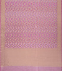 Baby Pink Handloom Organza Soft Silk Saree With Jaal Motifs-SO4136