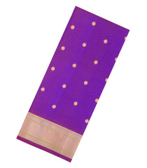 Purple Handloom Paithani Silk Saree With Meena Buttas-PA1114