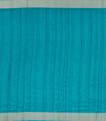 Cyan Woven Synthetics Dola Silk Saree With Zari Border-BL5256