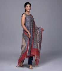 Black & White Printed Kurta Set-RC5572