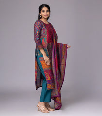 Multicolour Printed Kurta Set-RC5588