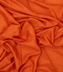 Orange Woven Mysore Silk Saree With Contrast Maroon Border-MS3261