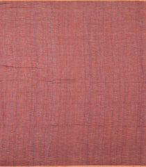 Grey Printed Art Linen Saree With Temple Border & Jhalar-BL6068