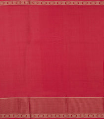 Red Woven Synthetic Dola Silk Saree With Printed Floral Motifs-BL4718