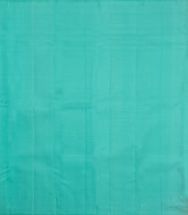 Red Handloom Kanchipuram Silk Saree With Stripes & Floral Motifs-KA14095