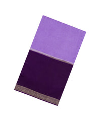 Lavender Woven Blended Viscose Saree With Zari Checks-BL5702