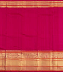 Off White Handloom Korvai Kanchipuram Silk Saree With Zari Stripes-KA16589