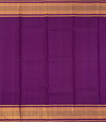 Aquamarine Handloom Korvai Kanchipuram Silk Saree With Floral Motifs-KA13537