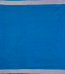 Cyan Handloom Pochampally Ikat Silk Saree With Tie & Dye Motifs -IK0433