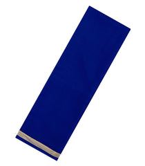 Blue Woven Mysore Silk Saree With Zari Border-MS3434