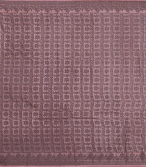 Dusty Pink Woven Tussar Silk Saree With Floral Buttas-TU3411