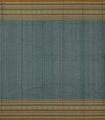 Bottle Green Handloom Kanchi Cotton Saree With Kamalam Buttas-KC1574