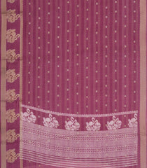 Dusty Pink Printed Synthetics Dola Saree Zari Stripes & Buttas-BL5281
