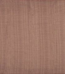 Off White Printed Synthetic Tussar With Contrast Zari Border-SY0295