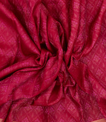 Pink Handloom Kanchipuram Silk Saree With Floral Jaal Motifs-KA14533