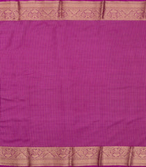 Lavender Woven Blended Viscose Saree With Zari Checks-BL6081