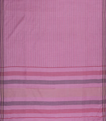 Pink Woven Tussar Silk Saree With Dotted Stripes-TU3484