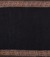 Maroon Handloom Chanderi Cotton Saree With Printed Motifs-CC1368