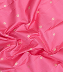 Baby Pink Handloom Kanchipuram Silk Saree With Zari Buttas-KA15933