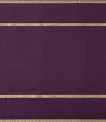 Dark Purple Handloom Kanchipuram Silk Saree With Zari Checks-KA15188