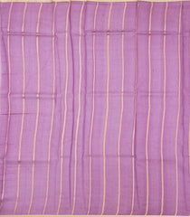 Mauve Woven Pure Organza Silk Saree With Zari Stripes & Buttas-KS1076