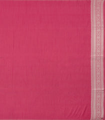 Pink Woven Art Dupion Saree With Floral Zari Motifs-BL5943