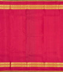 Blue Handloom Korvai Kanchipuram Silk Saree With Zari Buttas-KA16726