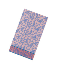 Light Peach Handloom Bengal Cotton Saree With Bird Motifs-BG1636
