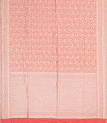 Peach Woven Art Dupion Saree With Floral Zari Motifs-BL5879