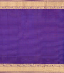 Blue Handloom Kanchipuram Silk Saree With Zari Checks -KA14431