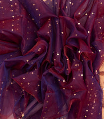 Lilac Woven Organza Saree With Sequin Work & Paithani Pallu-TU2647