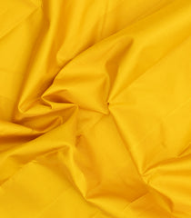 Yellow Handloom Korvai Kanchipuram Silk Saree With Zari Checks-KA15915