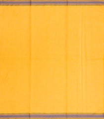 Mustard Woven Chirala Cotton Saree With Contrast Border-CR1320