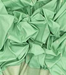 Mint Green Woven Blended Soft Silk Saree With Digital Weaving Pallu-BL3558