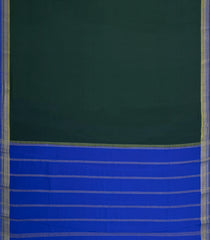 Bottle Green Woven Mysore Silk Saree With Contrast Border-MS3761