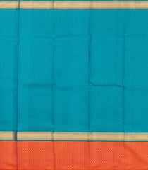Oil Mustard Handloom Korvai Kanchipuram Silk Saree With Zari Checks-KA13774