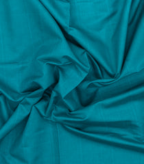 Cyan Woven Art Dupion Saree With Meena Floral Border-BL5978